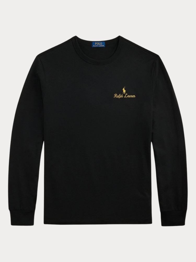 LONG SLEEVE ΜΠΛΟΥΖΑ POLO RALPH LAUREN LSCNM5--T-SHIRT BLACK