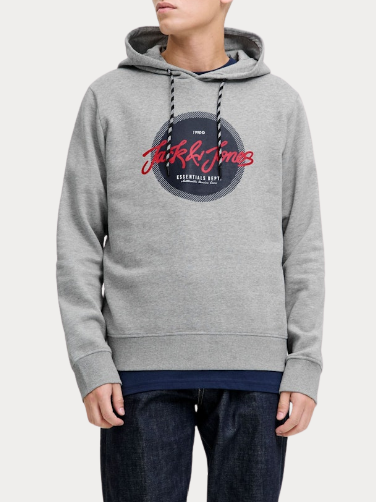 ΦΟΥΤΕΡ JACK & JONES JJURBAN SWEAT HOOD GREY