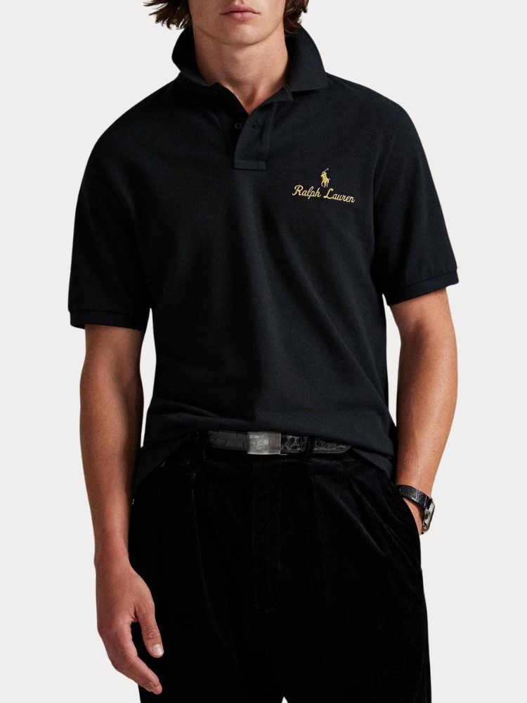 POLO SHIRT POLO RALPH LAUREN SSKCCLSM4 BLACK