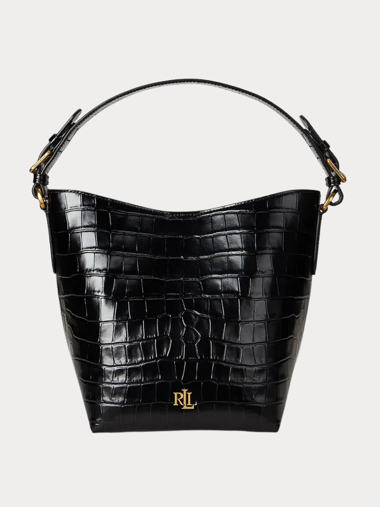 ΤΣΑΝΤΑ POLO RALPH LAUREN WITLEY MD BK-BUCKET BAG-MEDIUM BLACK
