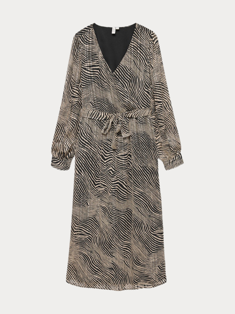 ΦΟΡΕΜΑ VERO MODA GEBRA GEDNA LS 7/8 DRESS WVN BTQ BLACK