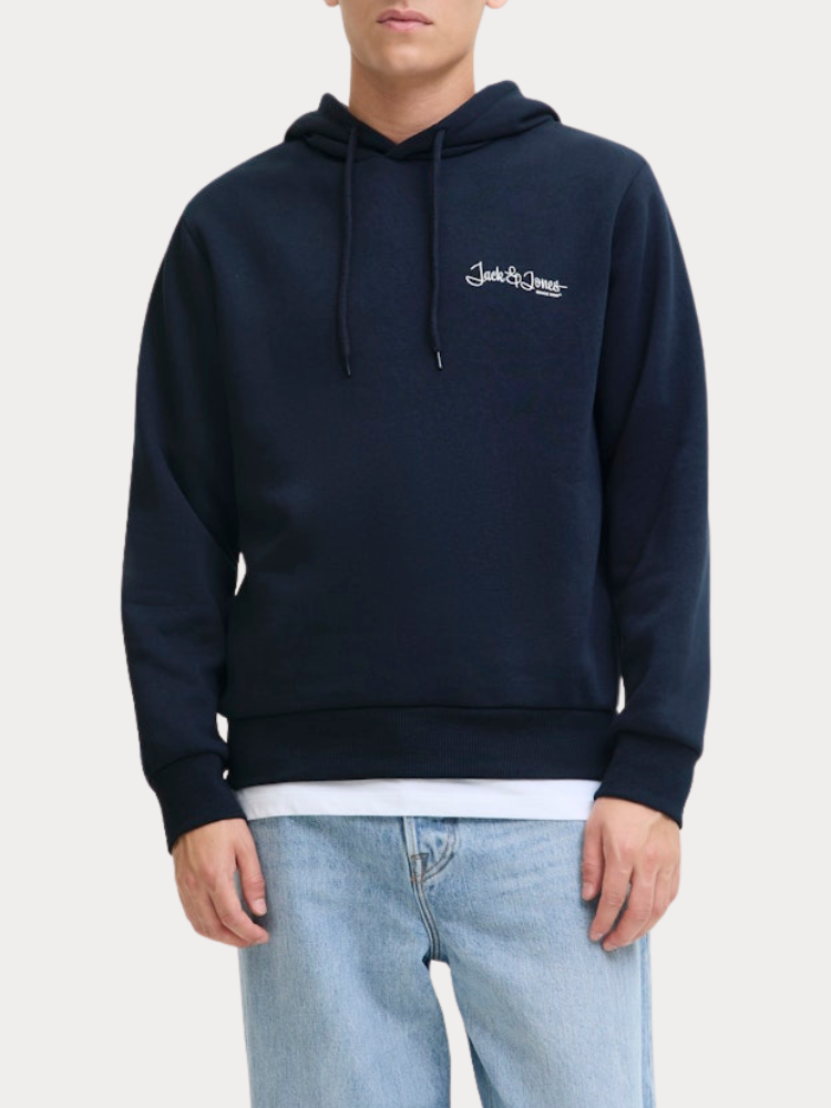 ΦΟΥΤΕΡ JACK & JONES JJYUKI FRONT SWEAT HOOD SKY CAPTAIN