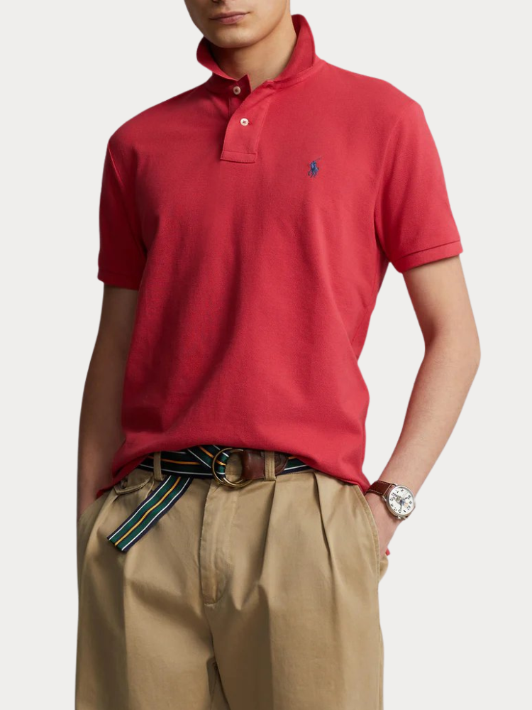 ΠΟΛΟ POLO RALPH LAUREN CUSTOM MESH SUNRISE RED