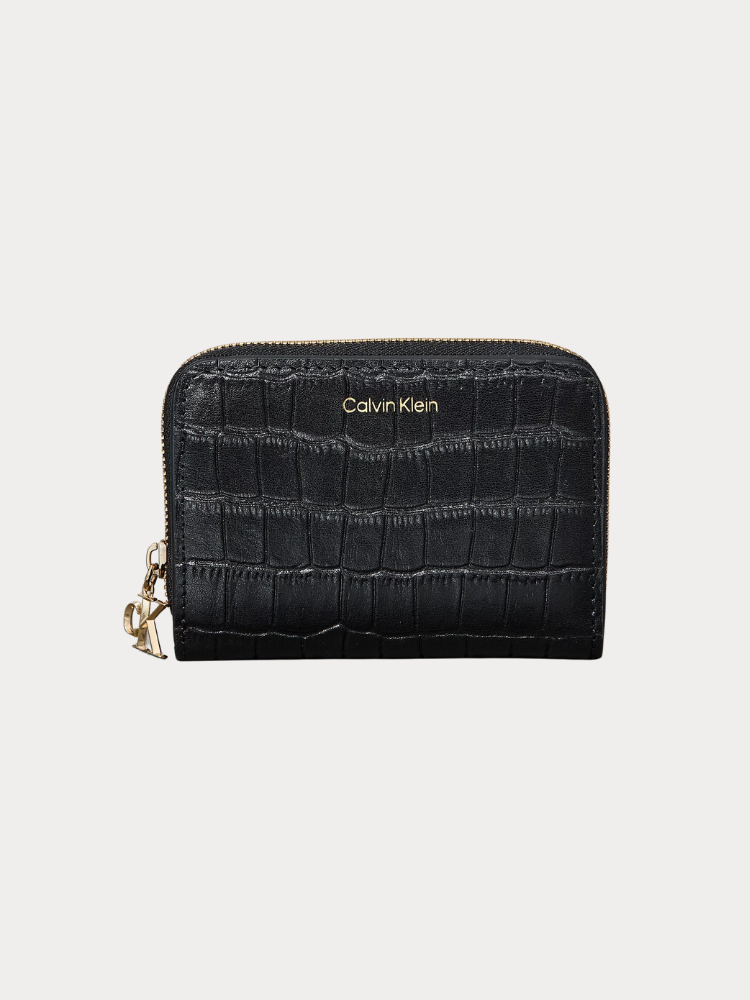 ΠΟΡΤΟΦΟΛΙ ΓΥΝΑΙΚΕΙΟ ΔΕΡΜΑΤΙΝΟ CROC BLACK