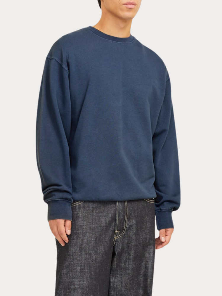 ΦΟΥΤΕΡ JACK & JONES JJECHARGE FADED SWEAT CREW NECK MOOD INDIGO