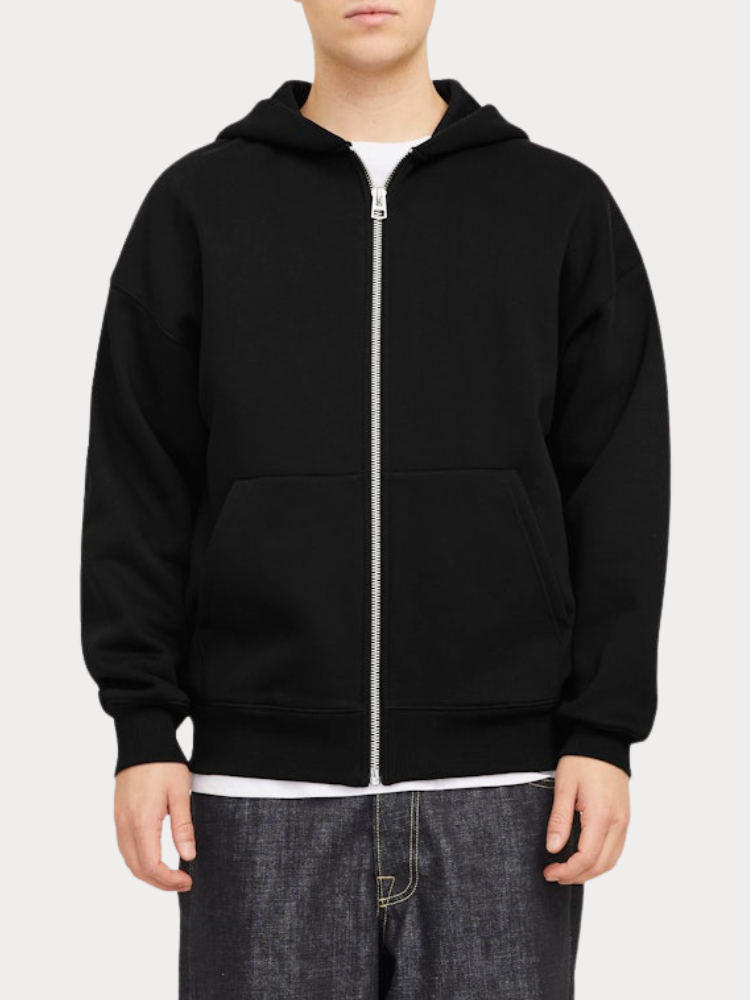 ΖΑΚΕΤΑ JACK & JONES JJEURBAN EDGE SWEAT ZIP HOOD BLACK