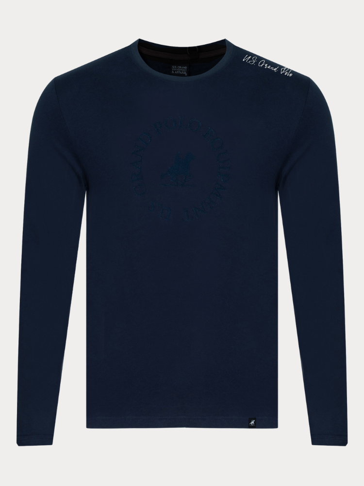 LONG-SLEEVE T-SHIRT U.S. GRAND POLO NAVY