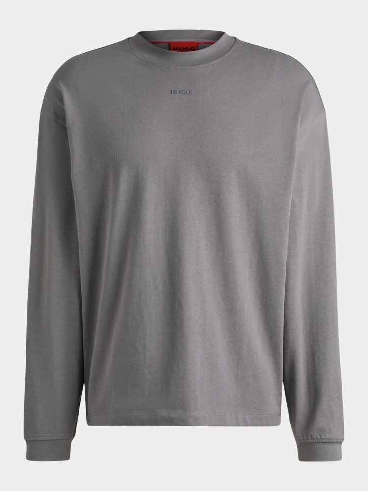 LONG SLEEVE HUGO DAPOSO SWEATER GREY