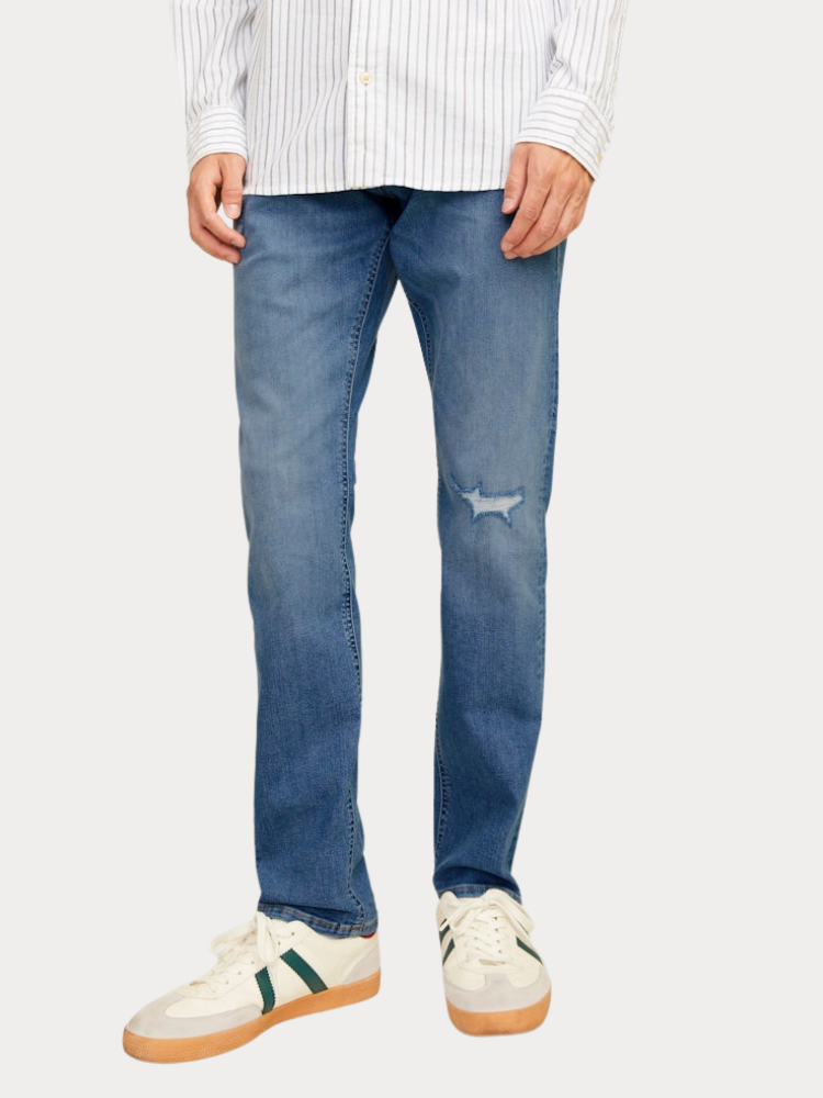 ΤΖΙΝ JACK & JONES JJIGLENN JJORIGINAL SQ 044 BLUE