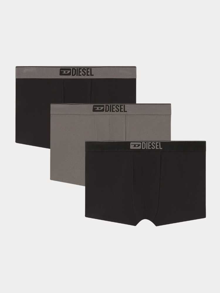3PACK DIESEL BOXER  BLACK GREY