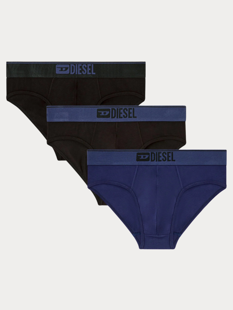 3PACK DIESEL BRIEF BLUE BLACK