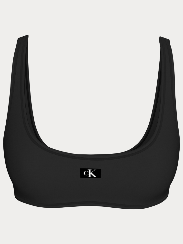ΜΠΙΚΙΝΙ TOP CALVIN KLEIN MONOGRAM BRALETTE PVH BLACK