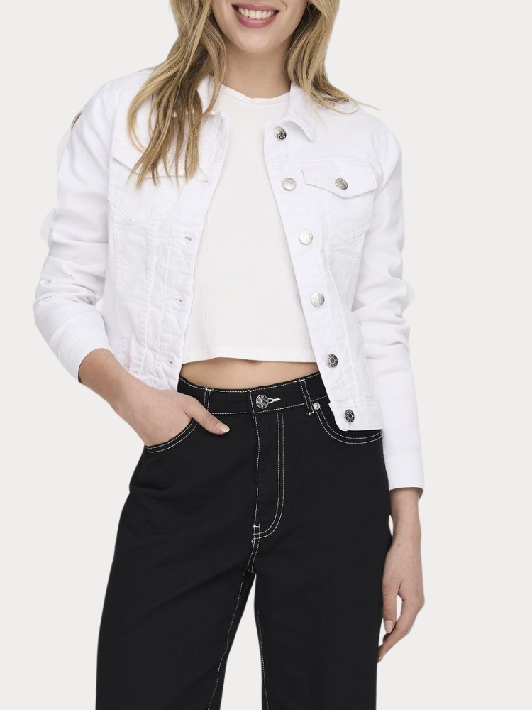 DENIM JACKET ONLY WONDER WHITE