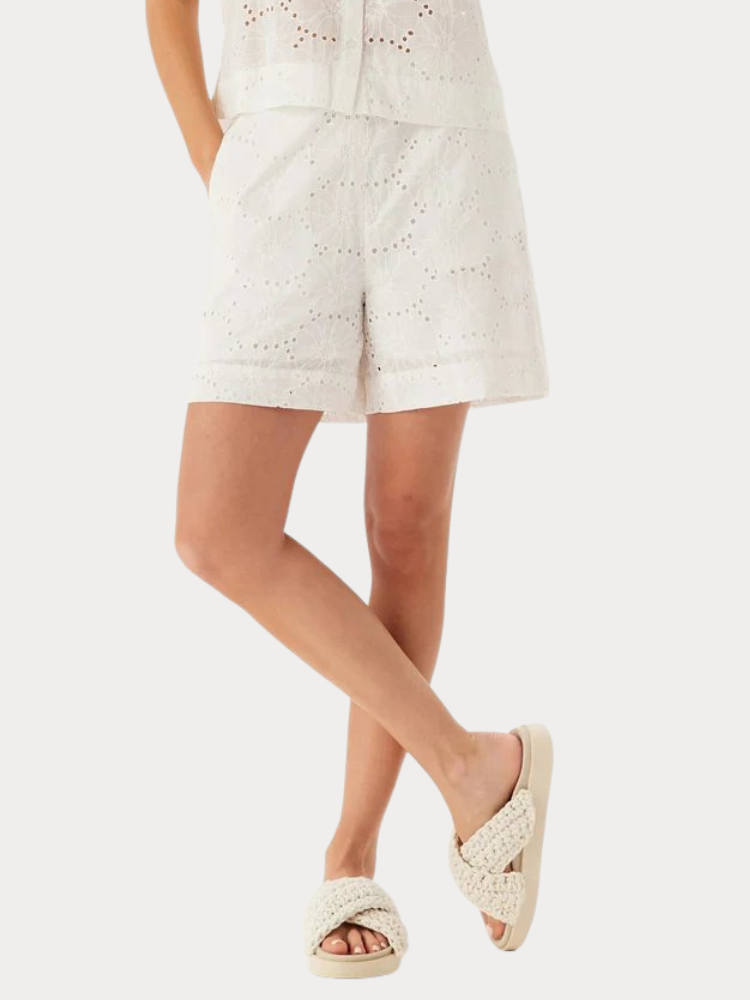 ΒΕΡΜΟΥΔΑ VERO MODA VMHAY NEW SHORTS WVN SNOW WHITE