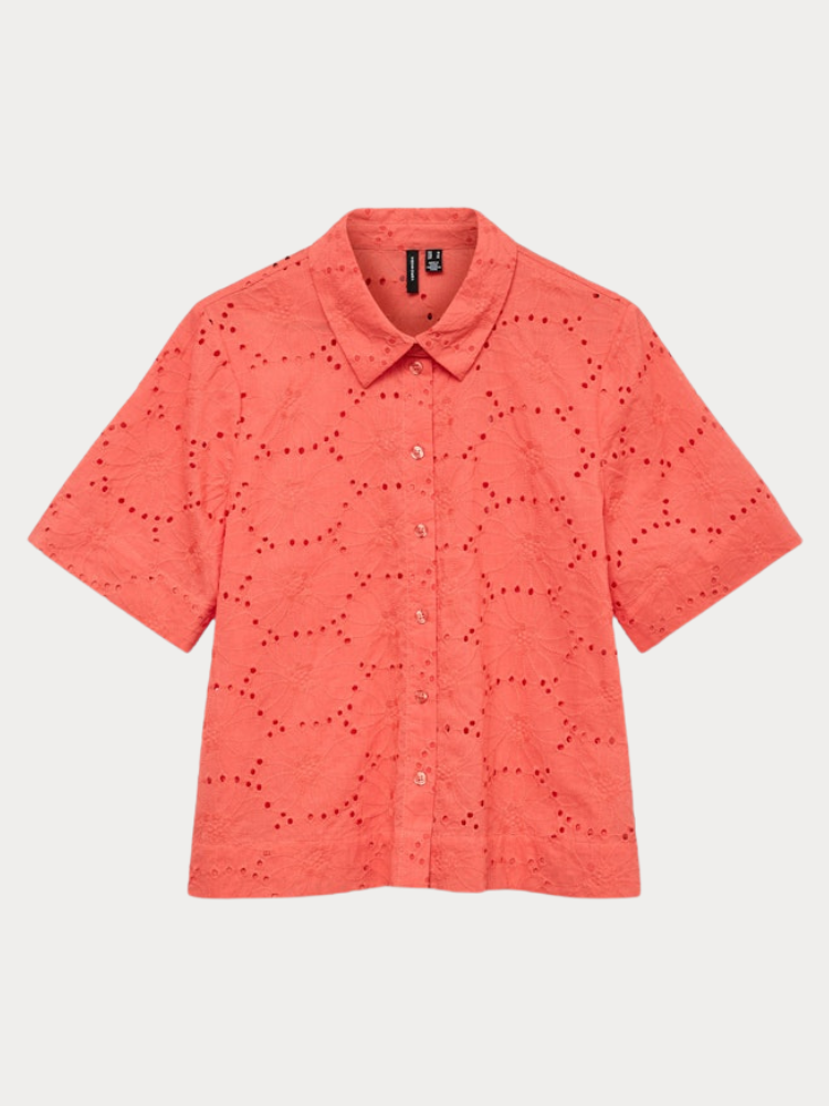 ΠΟΥΚΑΜΙΣΟ VERO MODA VMHAY NEW SS SHIRT WVN DUBARRY