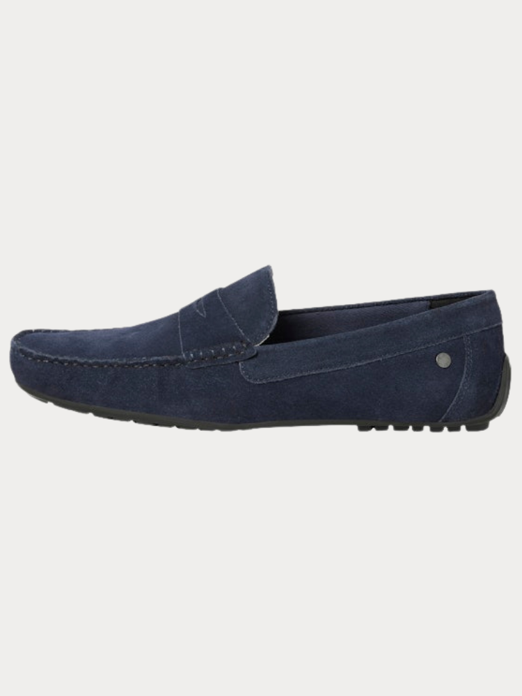 SUEDE LOAFER JACK & JONES JFWJENSEN SUEDE LOAFER NAVY BLAZER