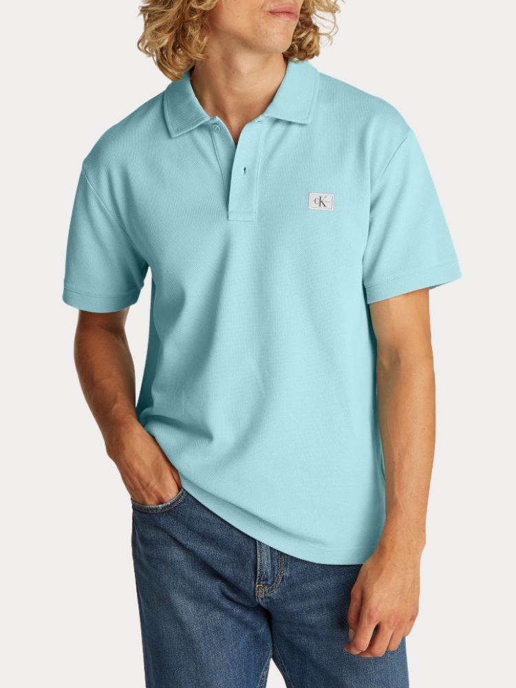 ΠΟΛΟ CALVIN KLEIN WOVEN LABEL FRESH MINT