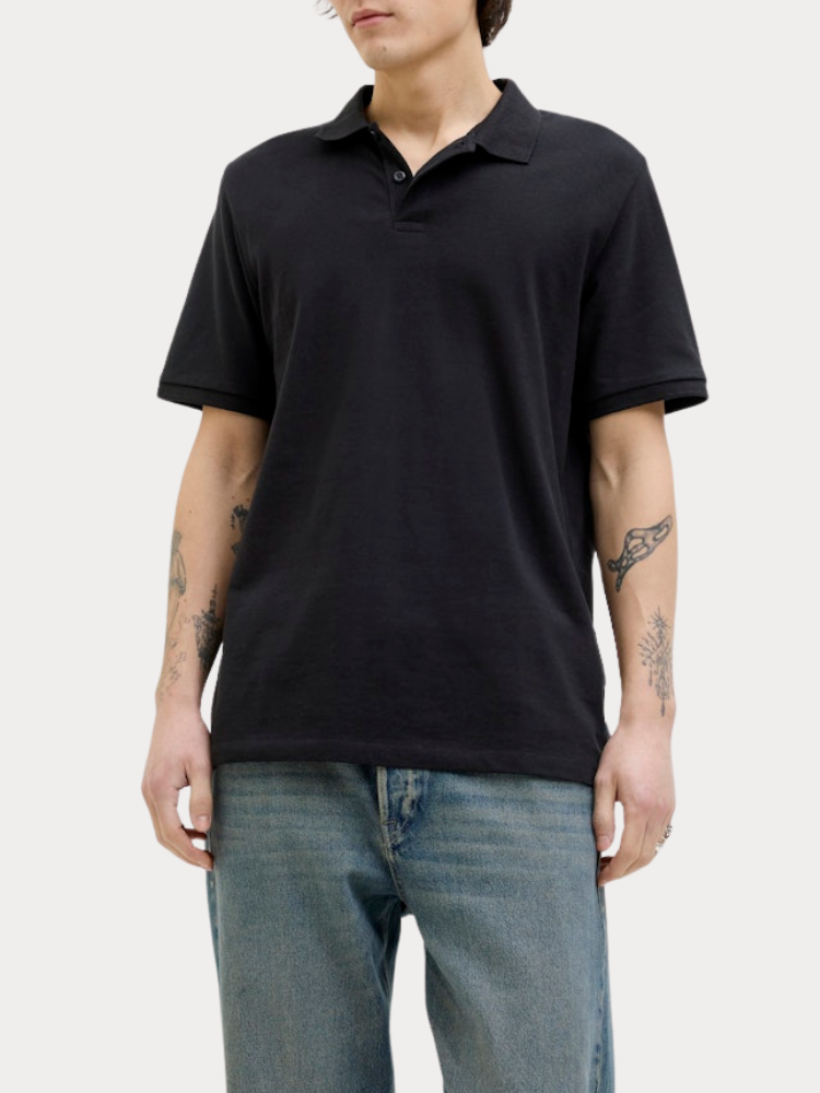ΠΟΛΟ JACK & JONES JJKANE SS BLACK