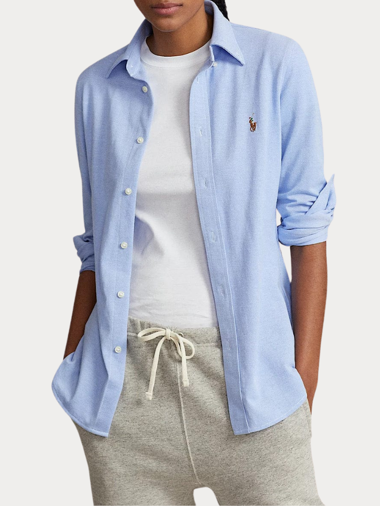 ΠΟΥΚΑΜΙΣΟ POLO RALPH LAUREN HEIDI SKINNY L/S BLUE