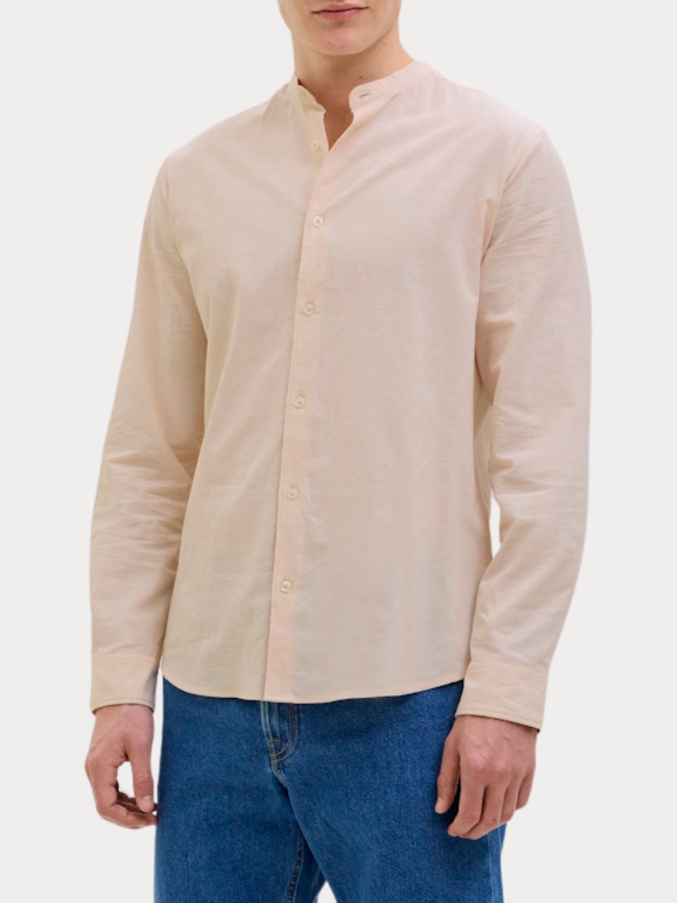 ΠΟΥΚΑΜΙΣΟ JACK & JONES JREBMOSS SUNNY BAND LS APRICOT ICE