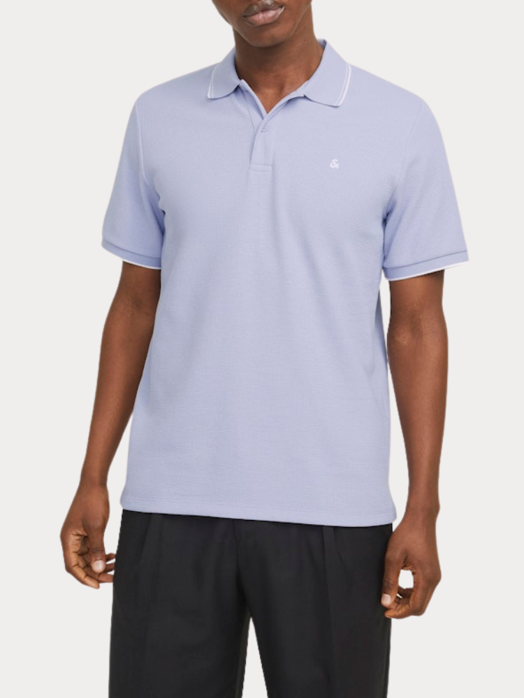 ΠΟΛΟ JACK & JONES JJEAUSTIN SS LANGUID LAVENDER PLAY