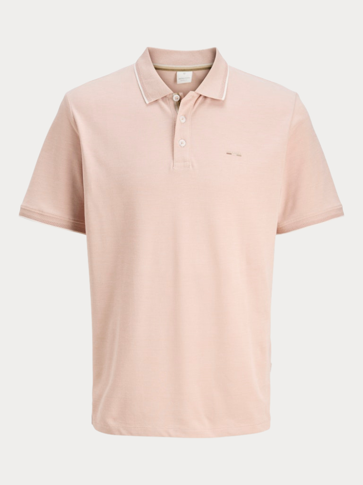 ΠΟΛΟ JACK & JONES SS STYD SS25 ROSE DUST