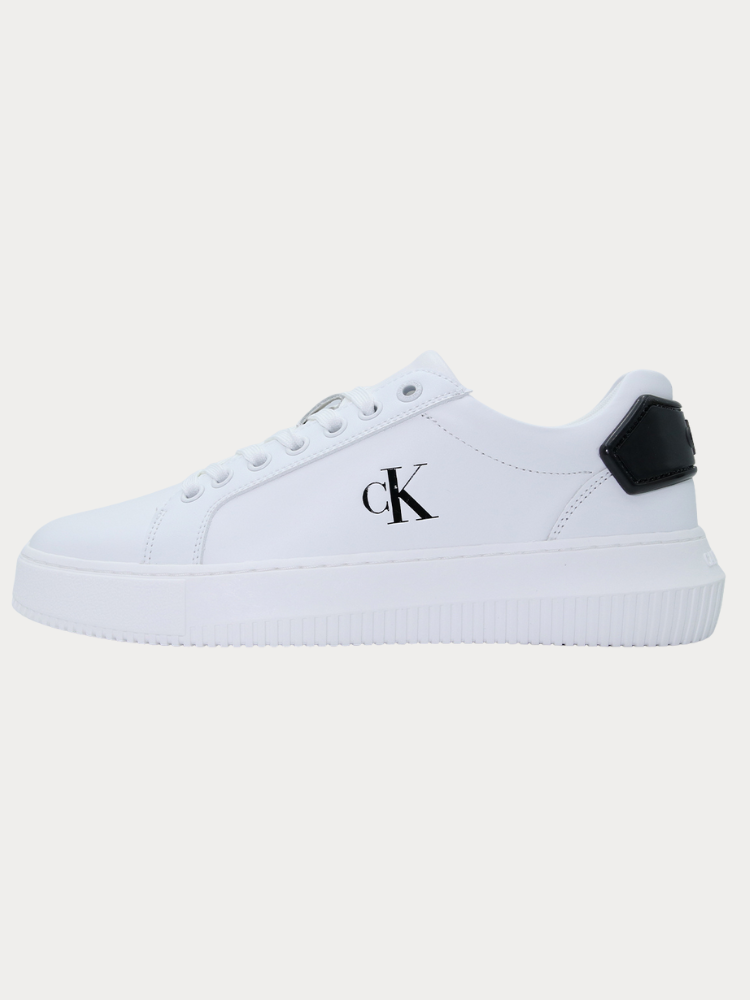 SNEAKER CALVIN KLEIN CHUNKY CUPSOLE RU PATCH LTH WN BRIGHT WHITE