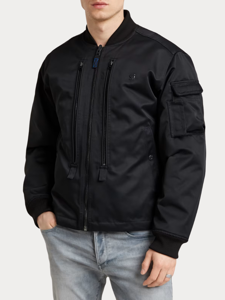 ΜΠΟΥΦΑΝ G-STAR DECK REVERSIBLE BOMBER JACKET DK BLACK