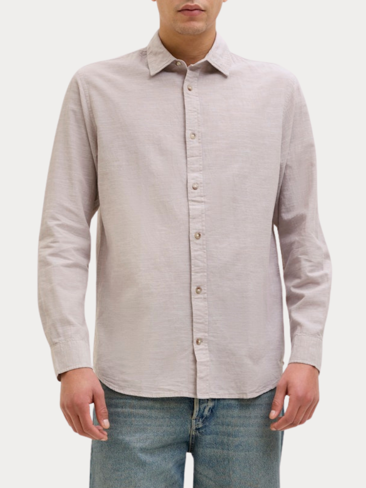 ΠΟΥΚΑΜΙΣΟ JACK & JONES JJESUMMER LS SN CROCKERY