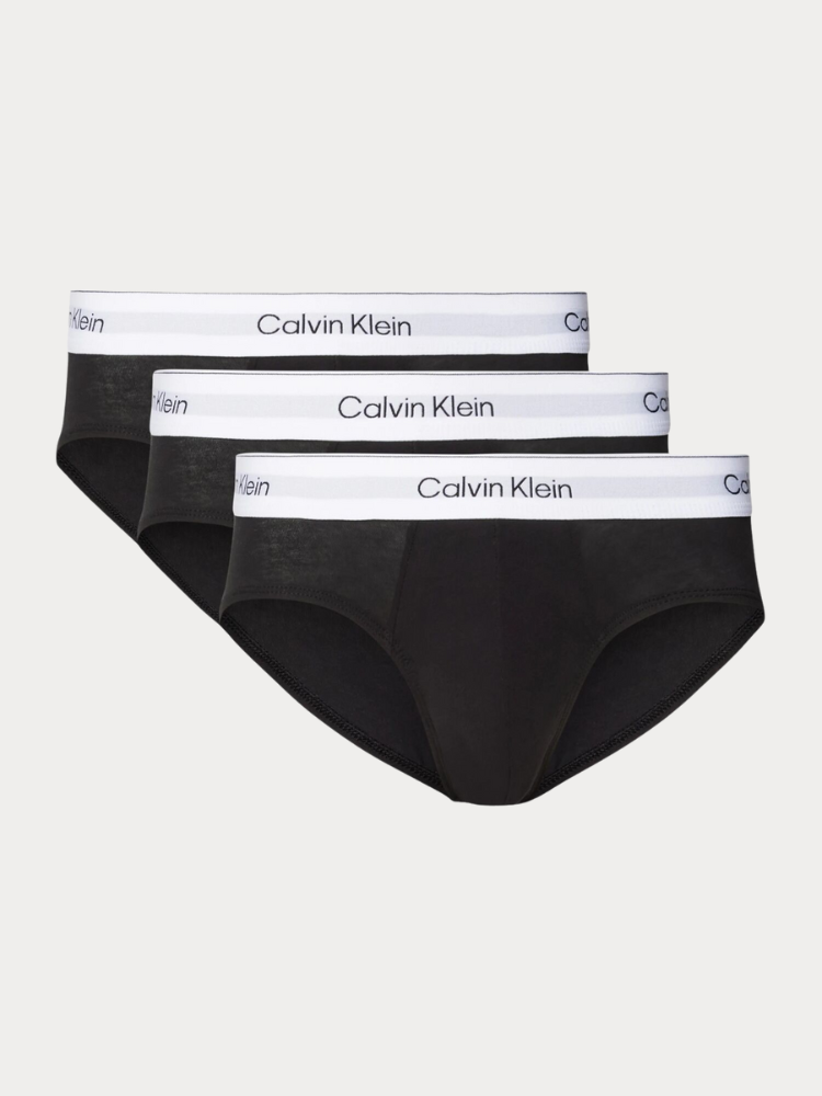 ΕΣΩΡΟΥΧΑ 3ΤΕΜ. CALVIN KLEIN HIP BRIEF BLACK