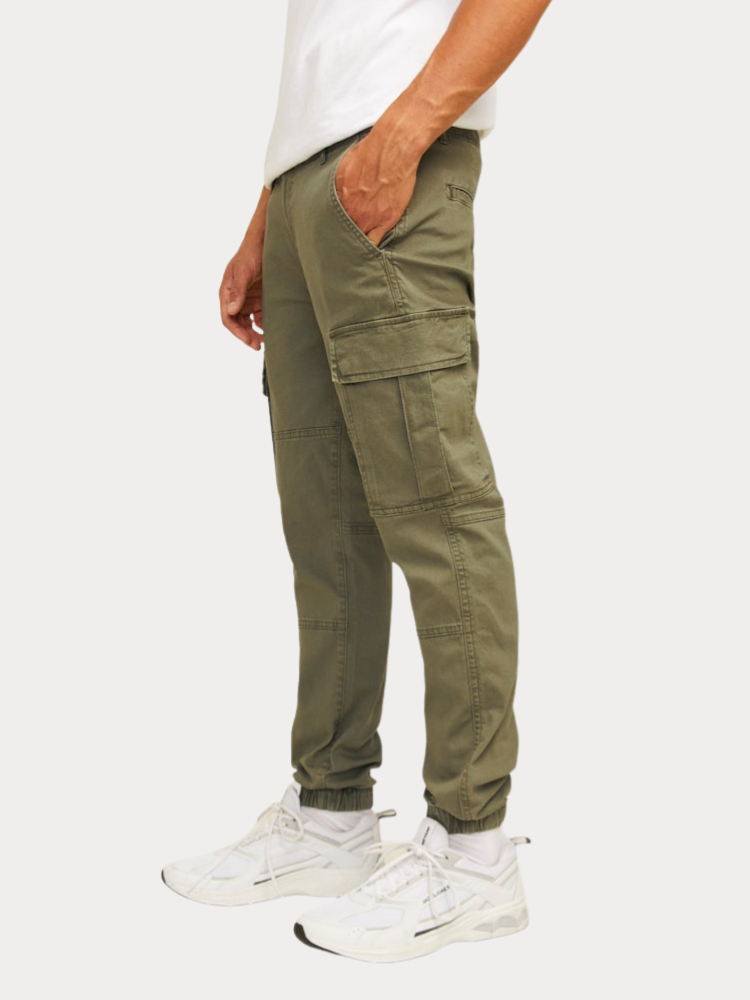 CARGO JACK & JONES JREBMICHAEL SLIM SHOW OLIVE NIGHT