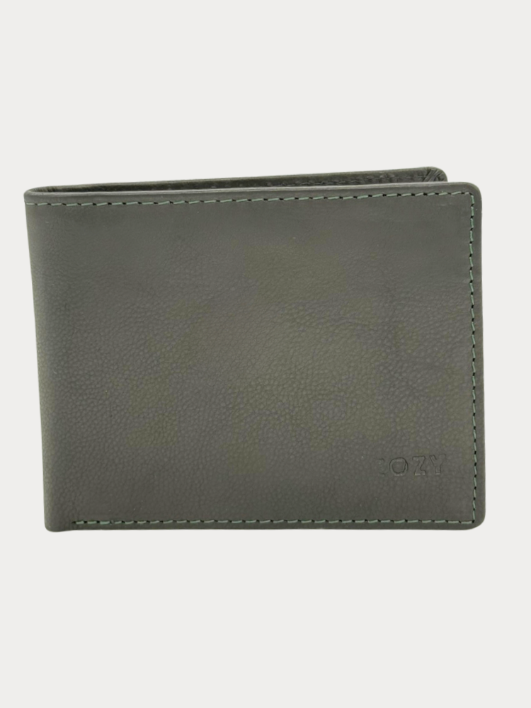 ΠΟΡΤΟΦΟΛΙ ΔΕΡΜΑΤΙΟΝ COZY ΜΑΥΡΟ ΧΑΚΙ