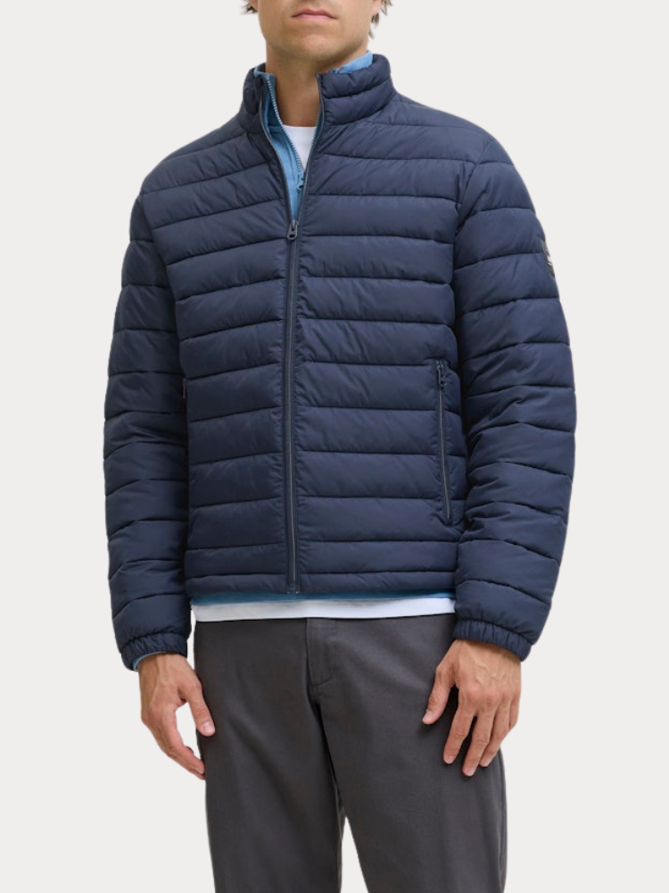 ΜΠΟΥΦΑΝ JACK & JONES GAZING LIGHT PADDED JACKET COLLAR SKY CAPTAIN