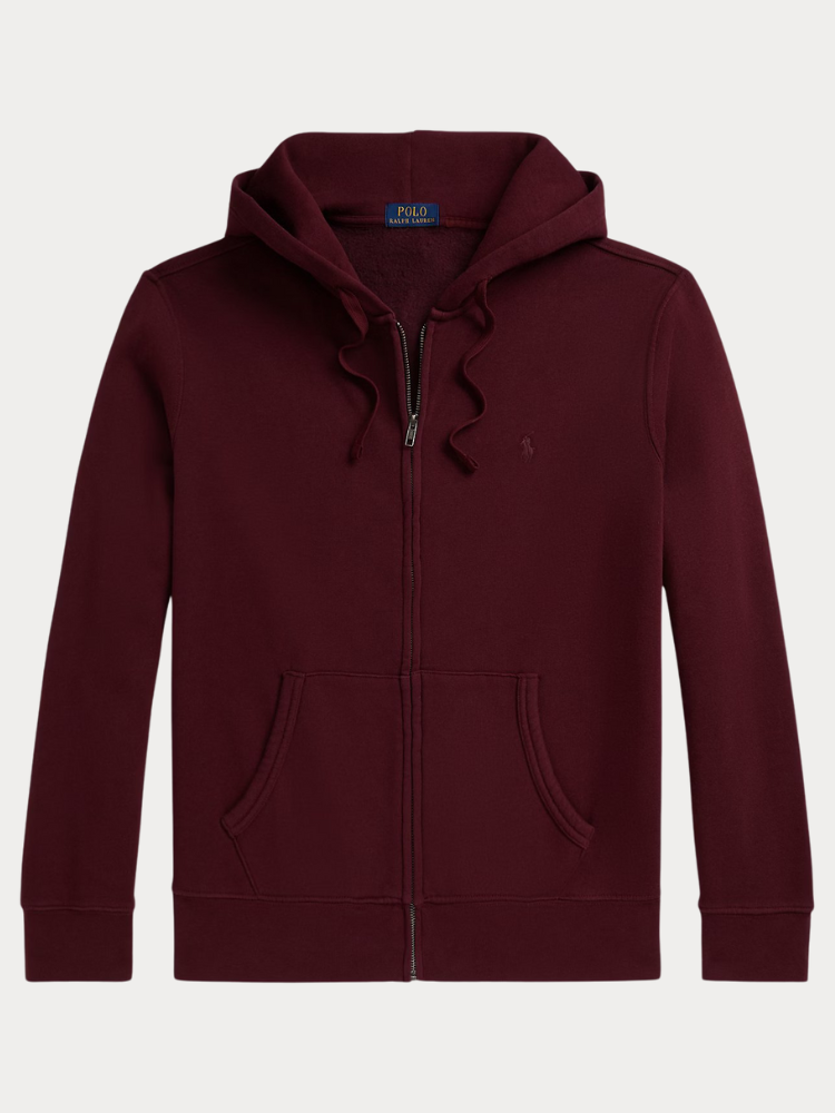 ΖΑΚΕΤΑ POLO RALPH LAUREN FZHOODM1-LONG SLEEVE- RICH RUBY