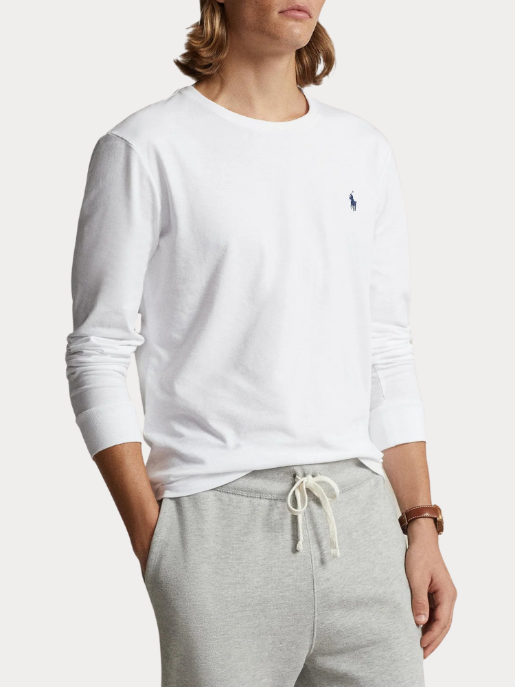 LONG SLEEVE-T-SHIRT POLO RALPH LAUREN WHITE