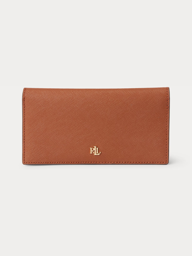 ΠΟΡΤΟΦΟΛΙ RALPH LAUREN SLIM WALLET-WALLET-MEDIUM TAN
