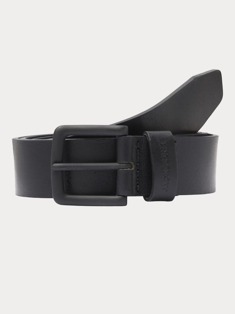ΖΩΝΗ JACK & JONES JACROMA LEATHER BELT BLACK