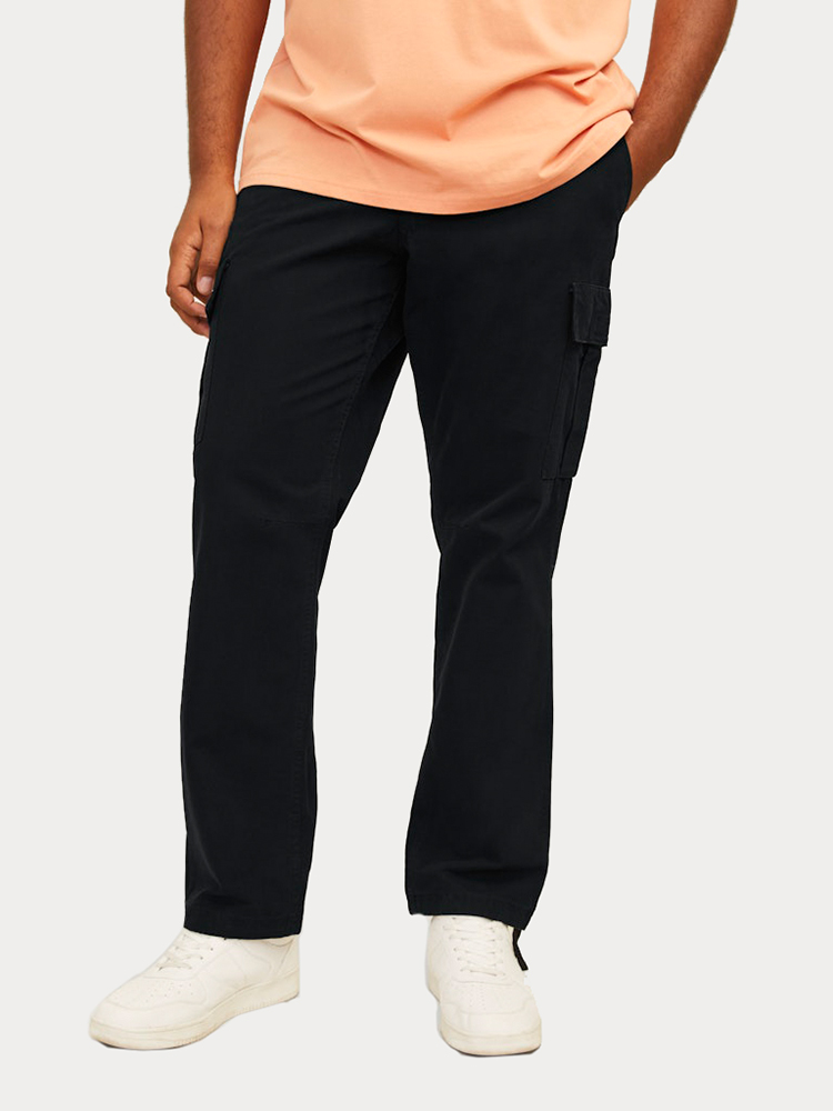 ΠΑΝΤΕΛΟΝΙ JACK & JONES JPSTKANE JJBARKLEY CARGO PLUS BLACK (ΜΕΓΑΛΑ ΜΕΓΕΘΗ)