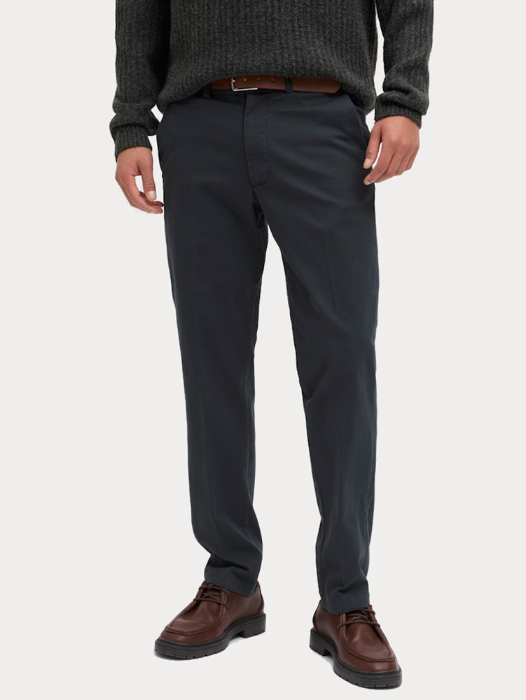 ΠΑΝΤΕΛΟΝΙ JACK & JONES JPSTOLLIE FRANCO CHINO WITH BELT DARK NAVY