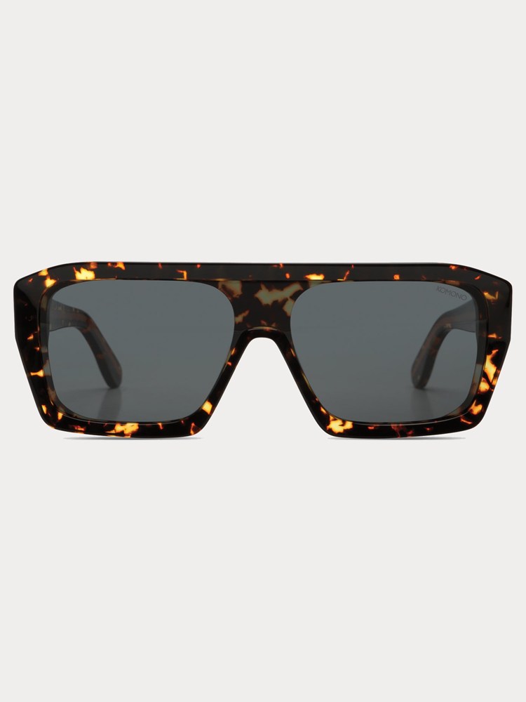 ΓΥΑΛΙΑ ΗΛΙΟΥ KOMONO THE AKSEL MASK TORTOISE BROWN