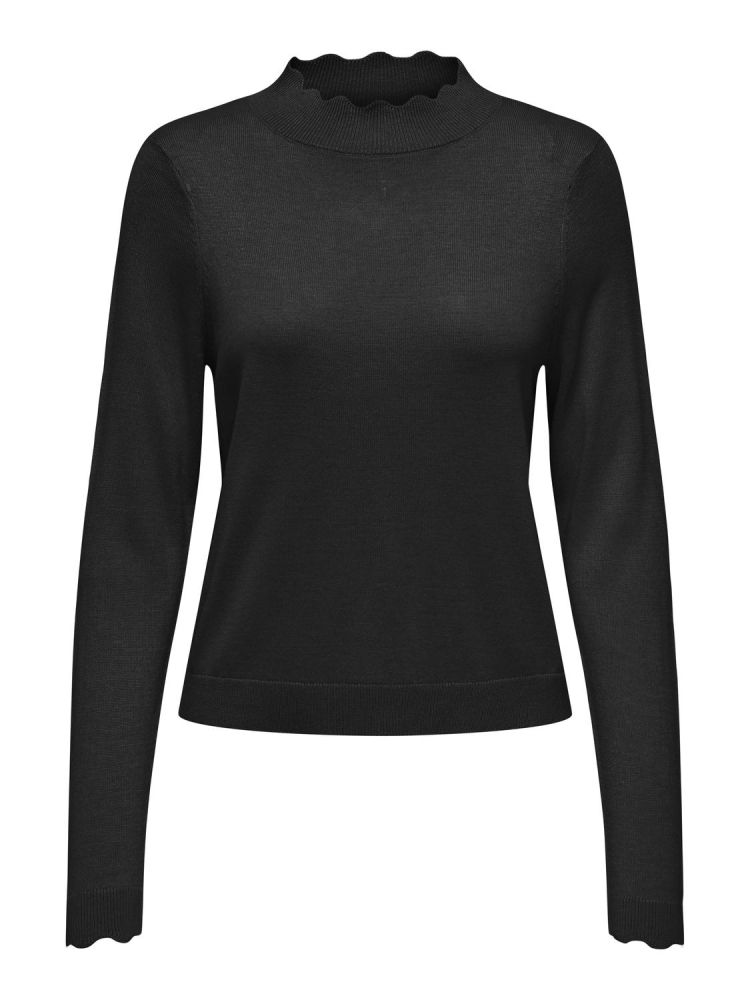 ΜΠΛΟΥΖΑ ONLY LECIA LIFE LS HIGHNECK CC KNIT BLACK