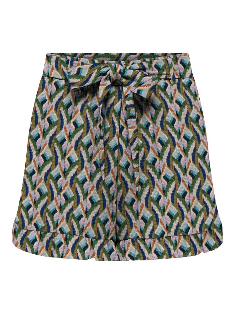 SHORTS ONLY NOVA LIFE VIS MILO FRILL AOP TREETOP