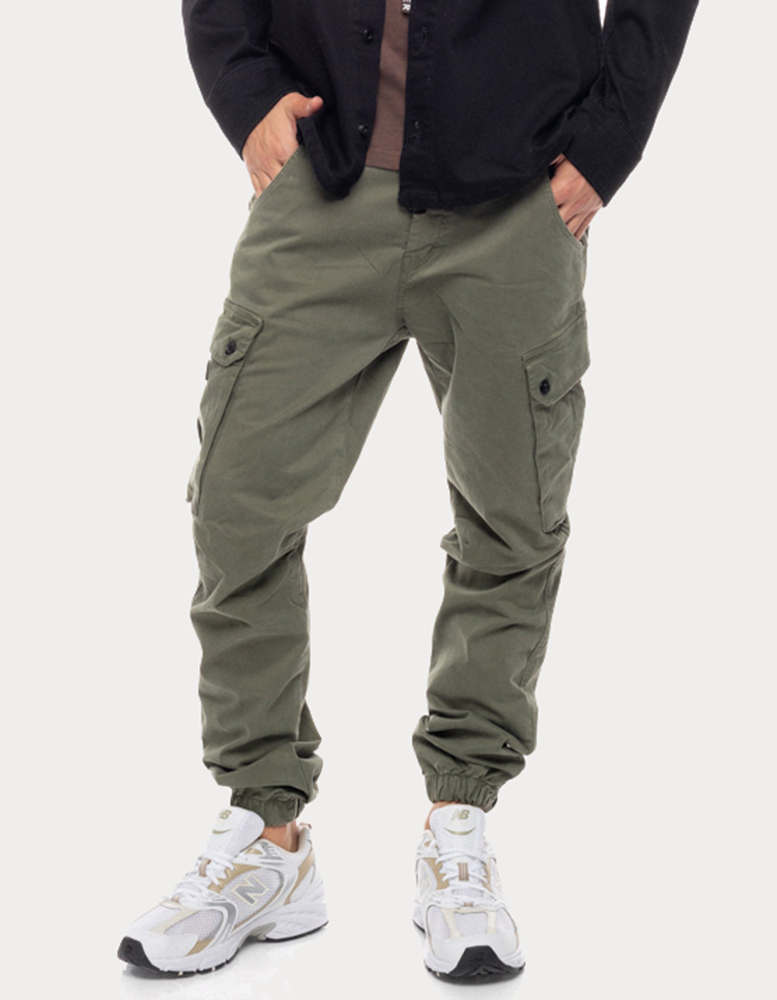 CARGO COVER JEANS NEW ARMY OLIVE
