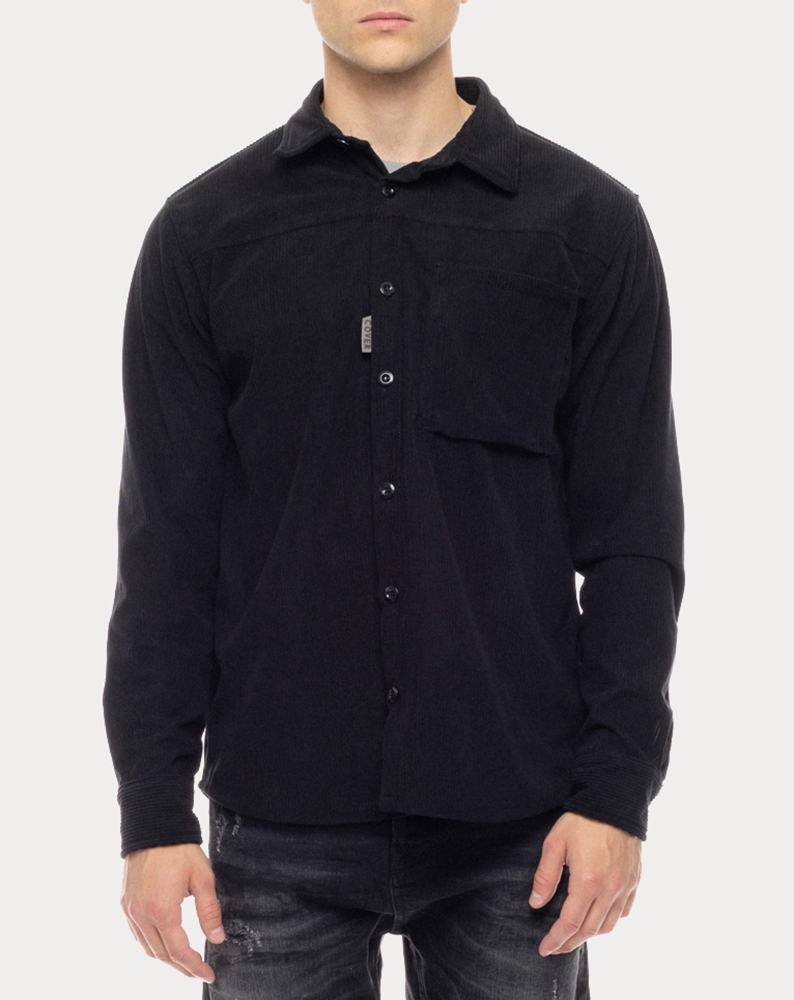 ΠΟΥΚΑΜΙΣΟ COVER JEANS ENZO4 OVERSHIRT BLACK