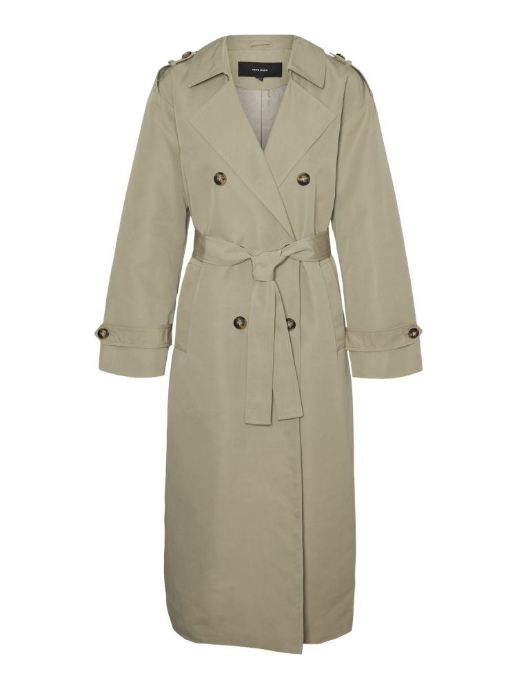 KΑΜΠΑΡΝΤΙΝΑ VERO MODA VMCHLOE LONG TRENCH COAT LAUREL OAK