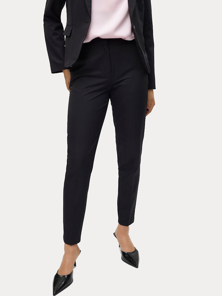 ΠΑΝΤΕΛΟΝΙ VERO MODA VMFENYA MW TAPERED PANT BLACK
