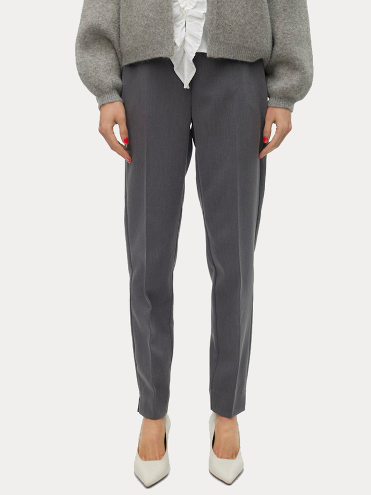 ΠΑΝΤΕΛΟΝΙ VERO MODA VMBEATE HW TAPERED PANT MEDIUM GREY MELANGE