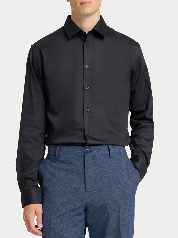 ΠΟΥΚΑΜΙΣΟ SELECTED SLHSLIM-PERFORMANCE SHIRT BLACK