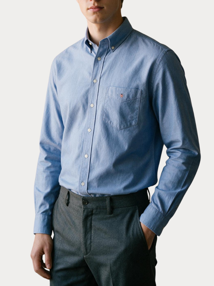 ΠΟΥΚΑΜΙΣΟ GANT 3000100-436 BLUE