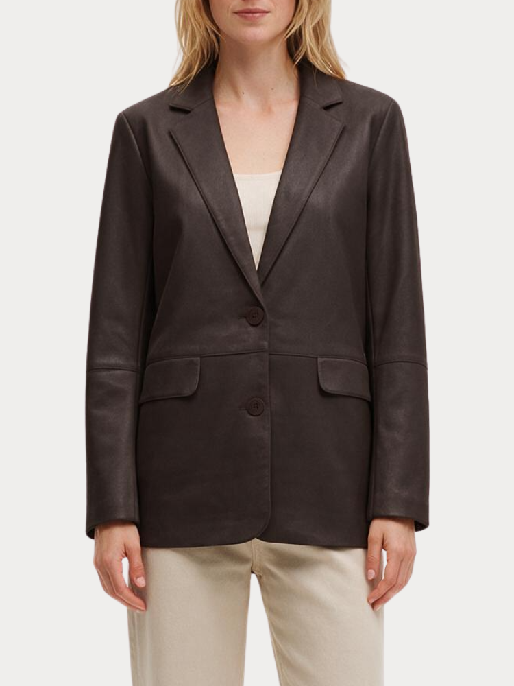 ΣΑΚΑΚΙ ONLY ONLDIANE FAUX SUEDE BLAZER CC OTW COFFEE BEAN